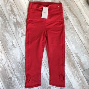 Alternative “Move” Red Keyhole Leggings.1949